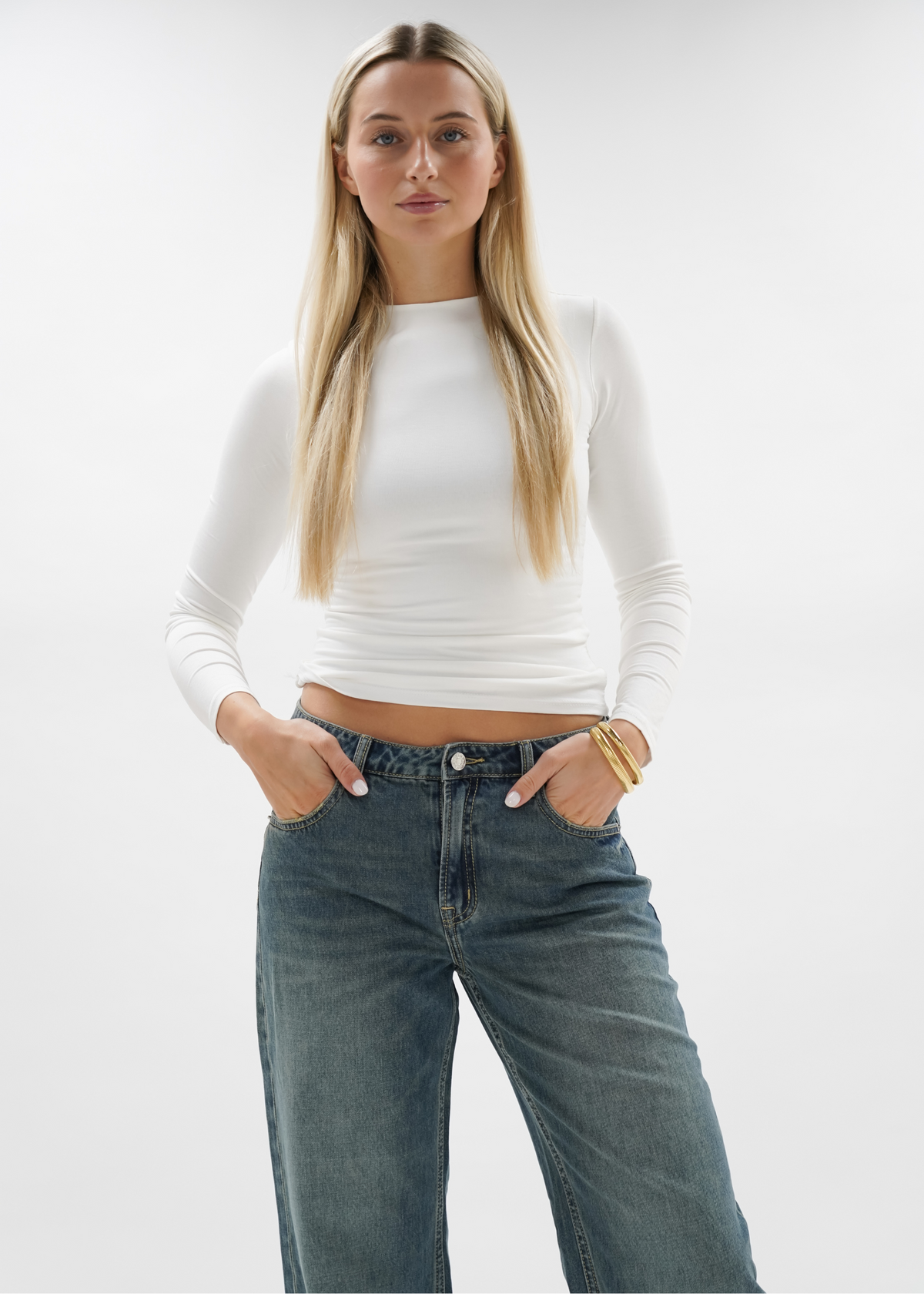 Low waist jeans vintage blue (tall)