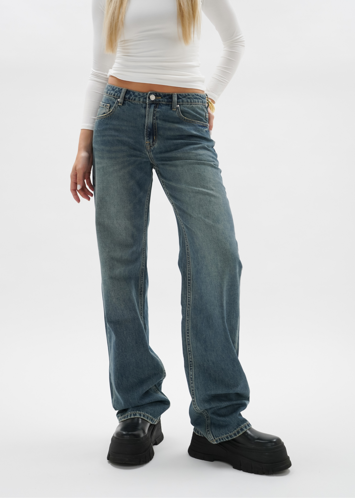 Low waist jeans vintage blue (tall)