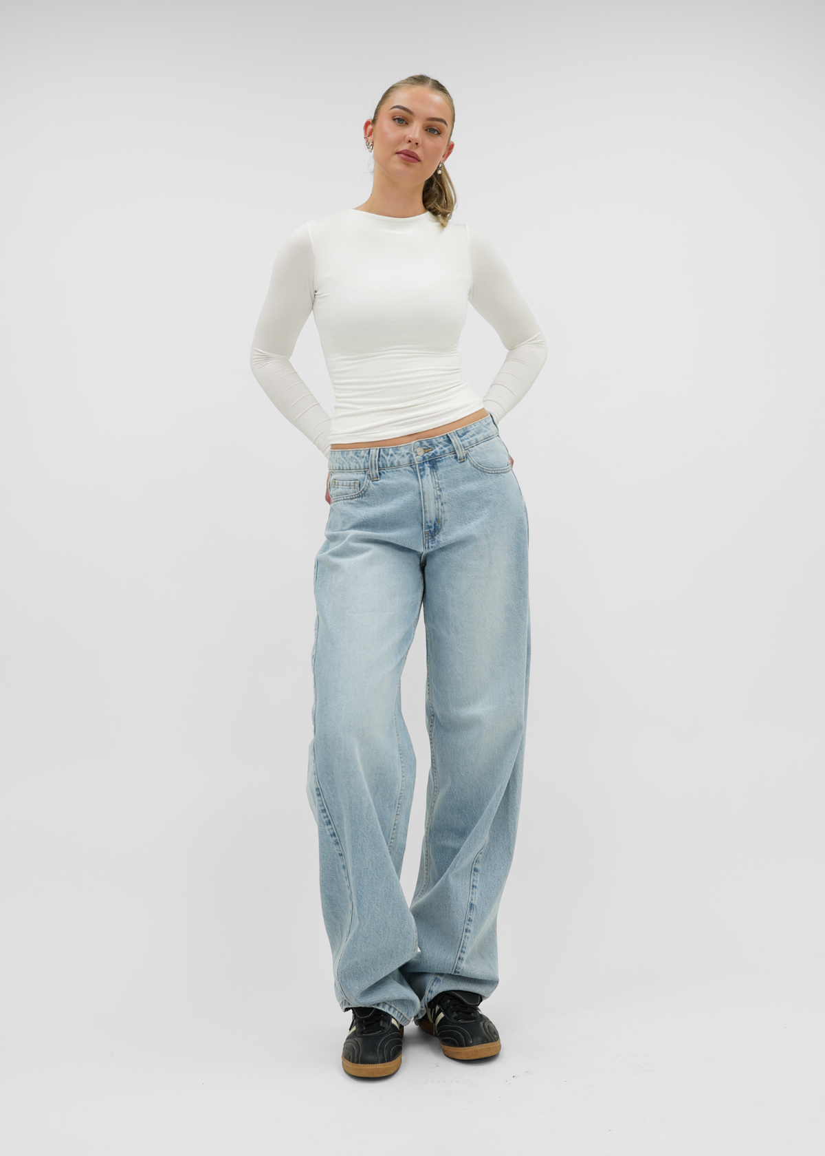 Balloon jeans light blue (tall)