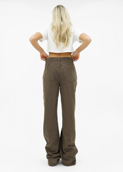 Baggy jeans washed brown (tall)