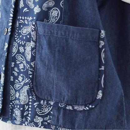 Buddha Stones Spring Fall Vintage Boho Button-Up Floral Tank Top Women's Vest With Pocket