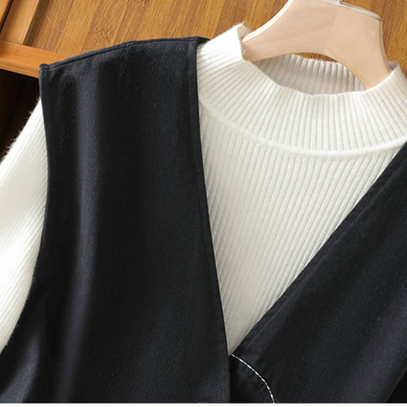 Buddha Stones Summer Casual Minimalist V-Neck Button-Up Solid Tank Top Women's Vest With Pocket