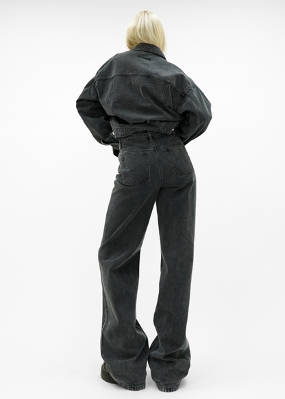 Baggy jeans dark washed grey (tall)