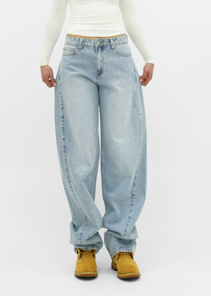 Balloon jeans light blue (tall)
