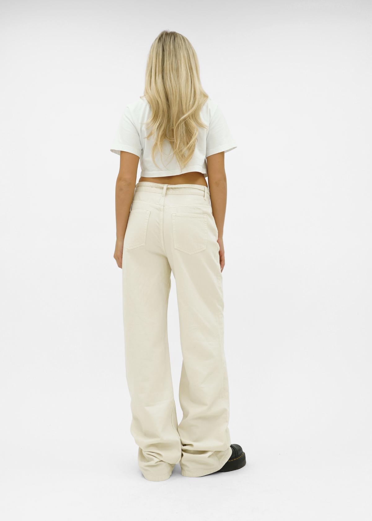 Baggy jeans crème (tall)