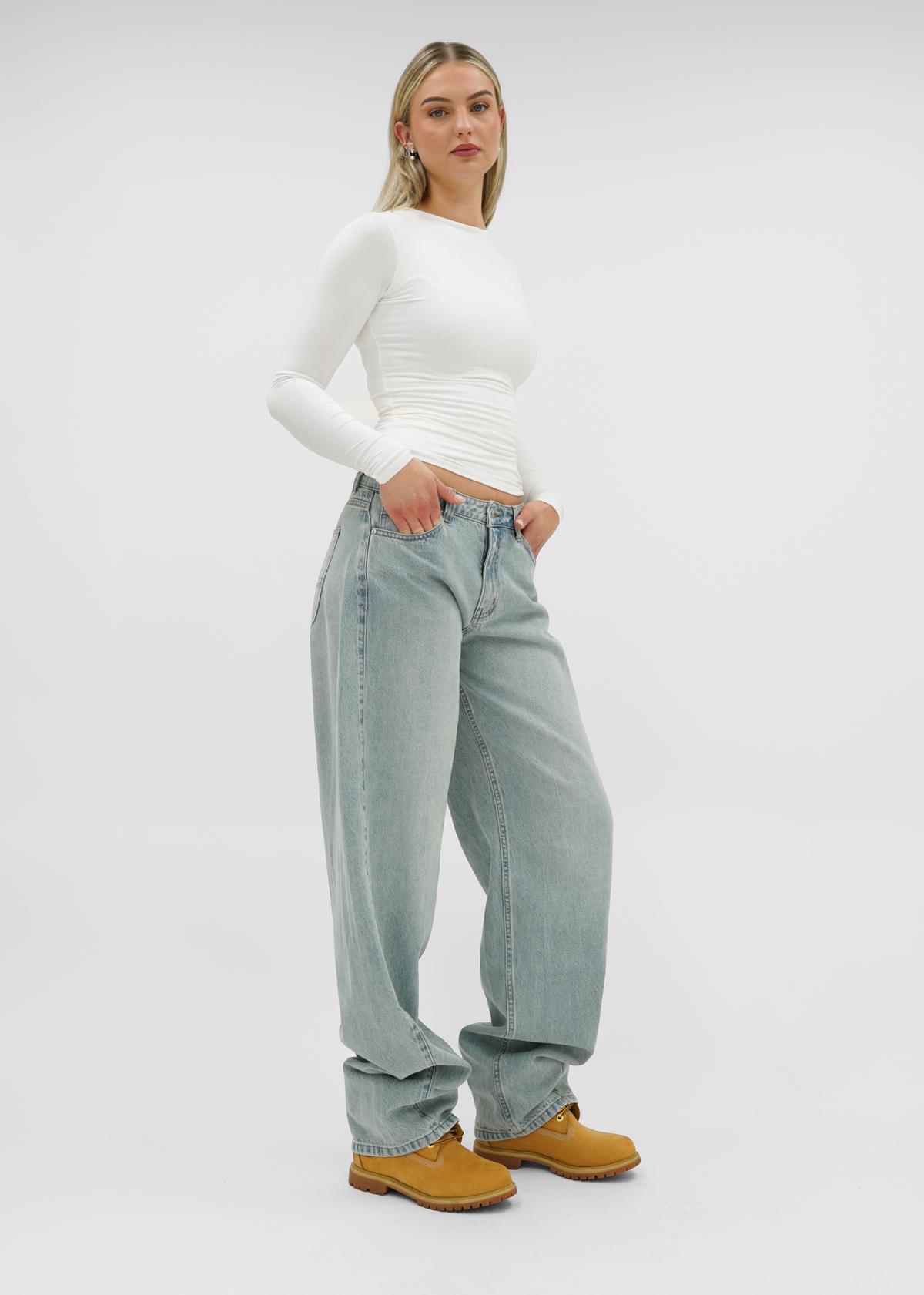Balloon jeans vintage denim (tall)