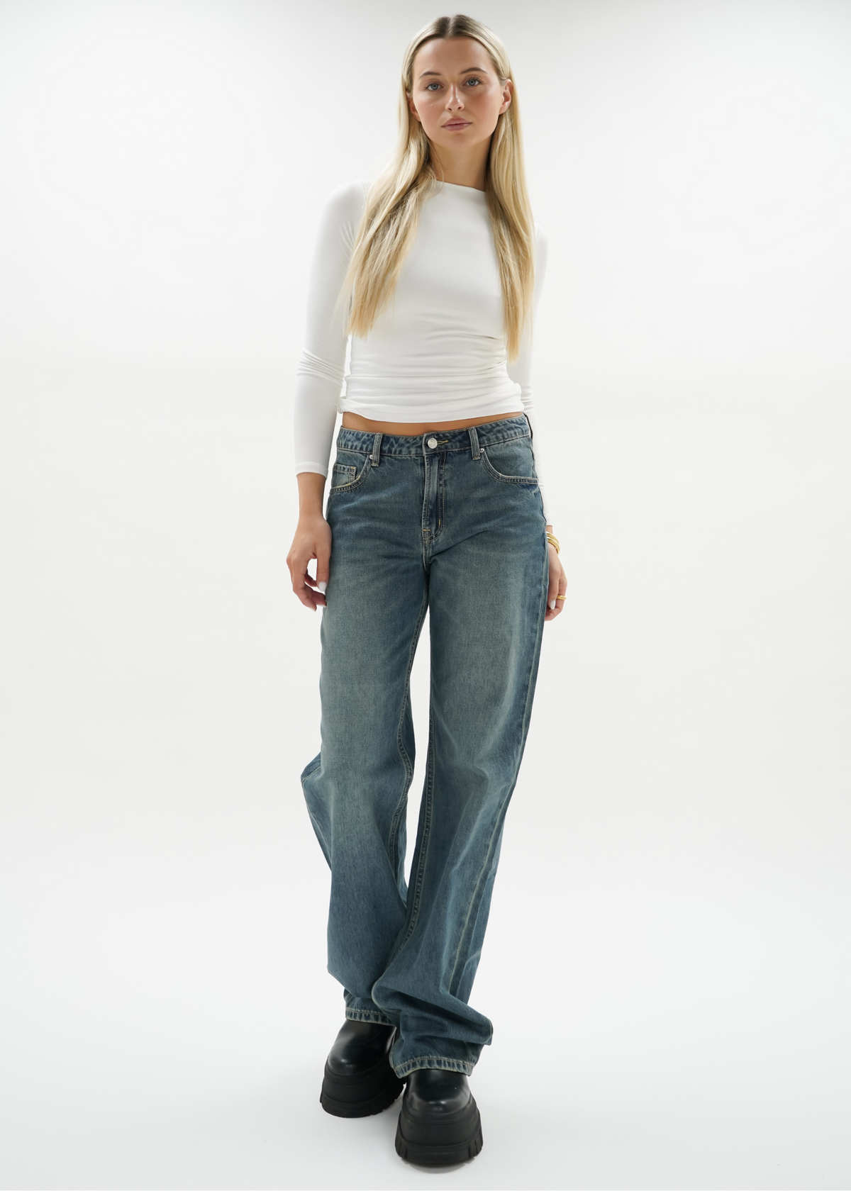 Low waist jeans vintage blue (tall)